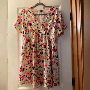 Floral mini dress